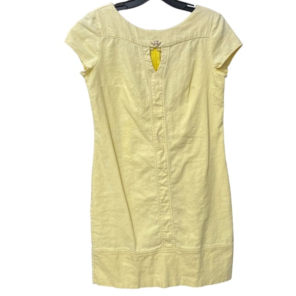 Arizzo Dresses & Skirts - Linen Arizzo straight zipper back women's dress size medium